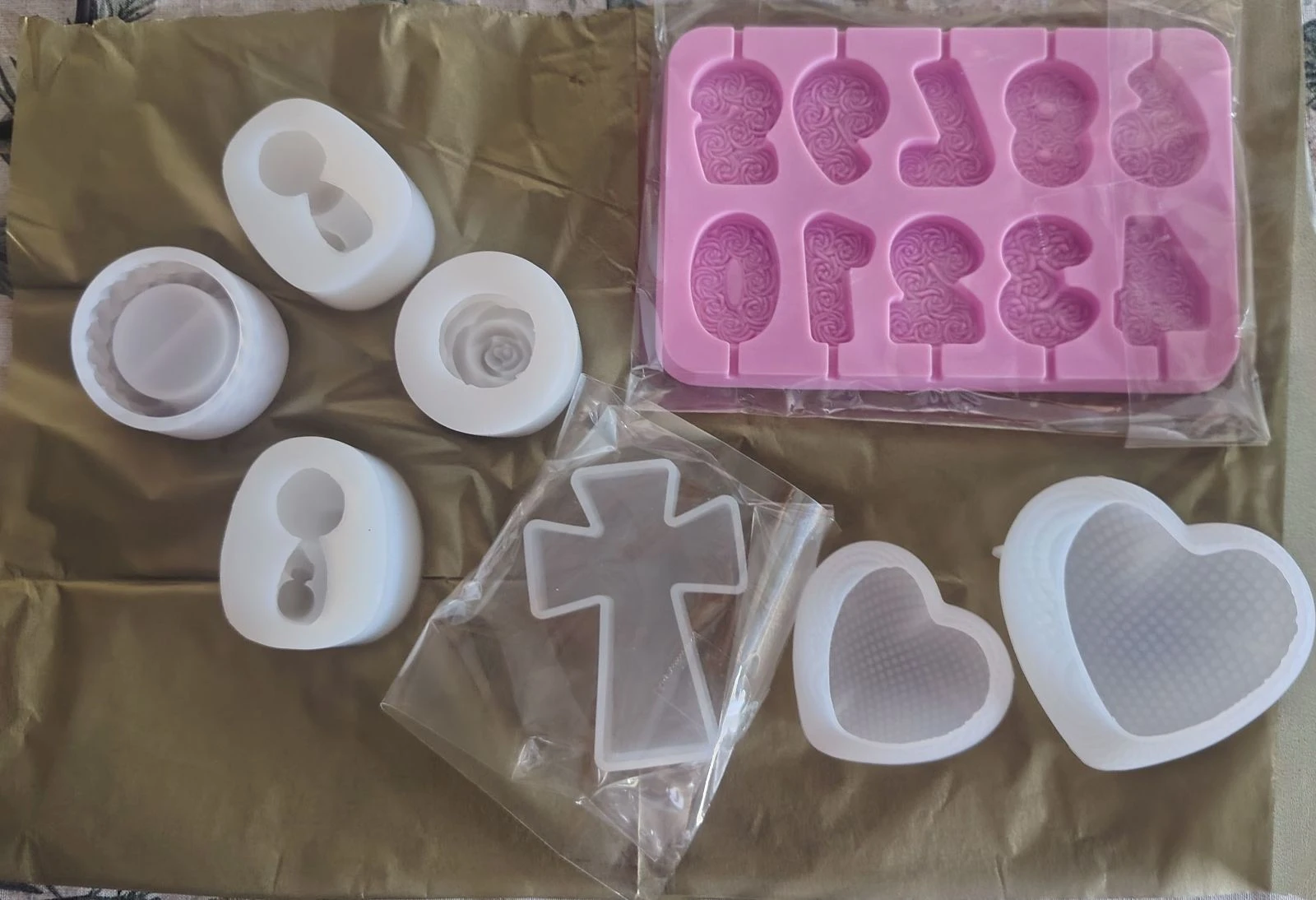 Lot de moules en silicone pour bougies – photo 5